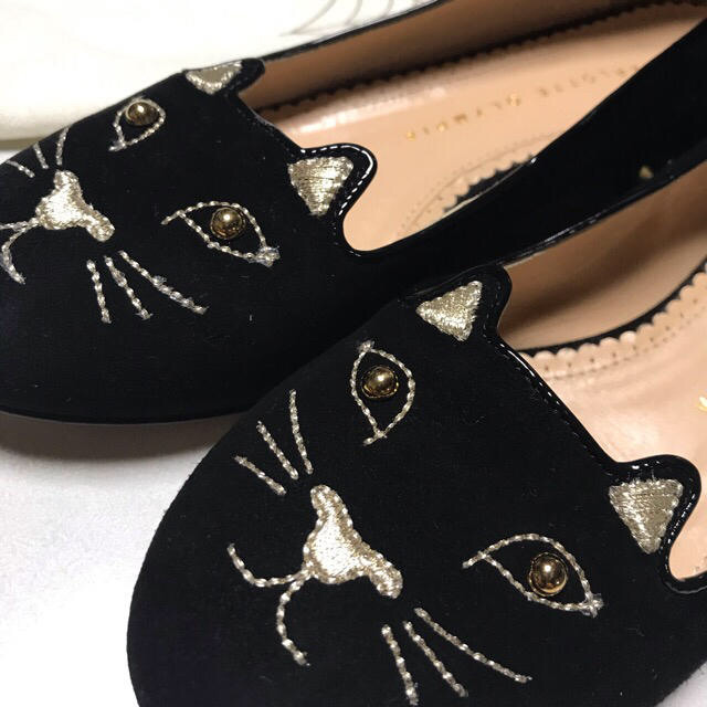 CHARLOTTE OLYMPIA KITTY 猫 フラットシューズ ☆希少☆