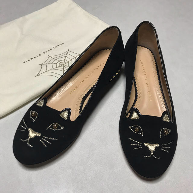 CHARLOTTE OLYMPIA KITTY 猫 フラットシューズ ☆希少☆-