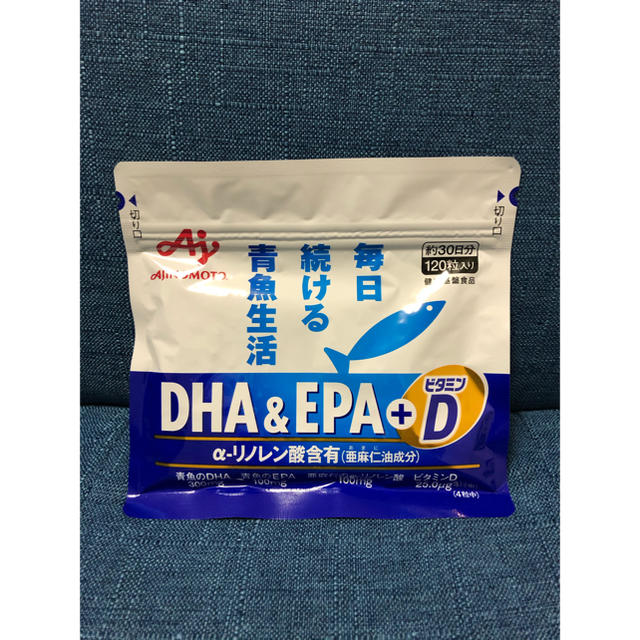 味の素(アジノモト)のDHA&EPA＋ビタミンD 食品/飲料/酒の健康食品(その他)の商品写真