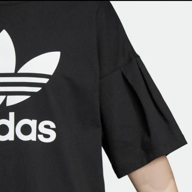 adidas(アディダス)のアディダスオリジナルス ロゴTシャツ ブラック OT EC1884 XL レディースのトップス(Tシャツ(半袖/袖なし))の商品写真