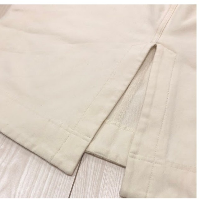 UNIQLO(ユニクロ)の新品未使用！ UNIQLO デニムジャージスカート 白 M レディースのスカート(ロングスカート)の商品写真