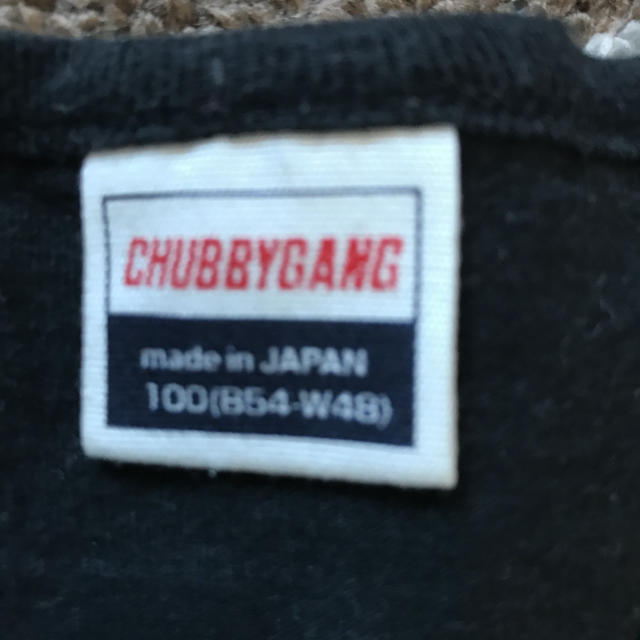 CHUBBYGANG(チャビーギャング)のチャビーギャング  タンクトップ 100 キッズ/ベビー/マタニティのキッズ服男の子用(90cm~)(Tシャツ/カットソー)の商品写真