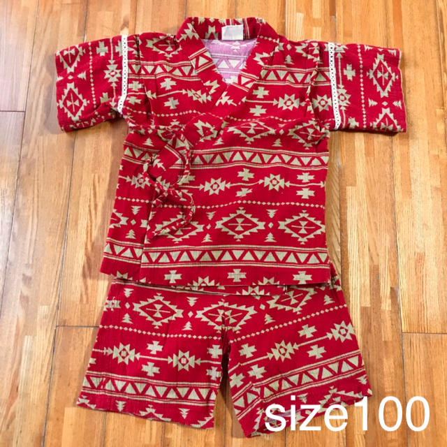 BREEZE(ブリーズ)のブリーズ  甚平　100cm キッズ/ベビー/マタニティのキッズ服男の子用(90cm~)(甚平/浴衣)の商品写真