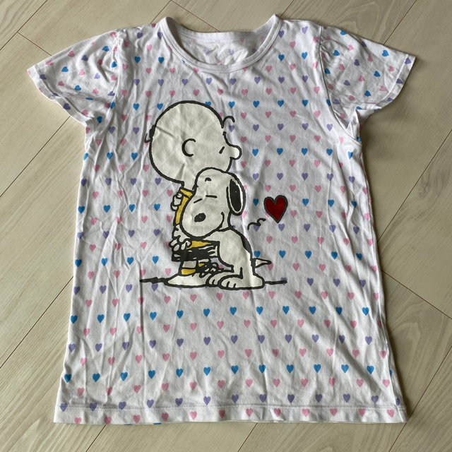 SNOOPY(スヌーピー)のGU スヌーピー　Tシャツ　150cm キッズ/ベビー/マタニティのキッズ服女の子用(90cm~)(Tシャツ/カットソー)の商品写真