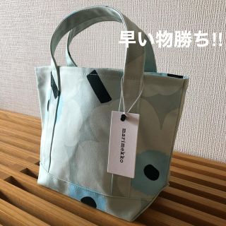 マリメッコ(marimekko)のマリメッコ  トートバッグ SEIDI PIENI UNIKKO ブルー(トートバッグ)