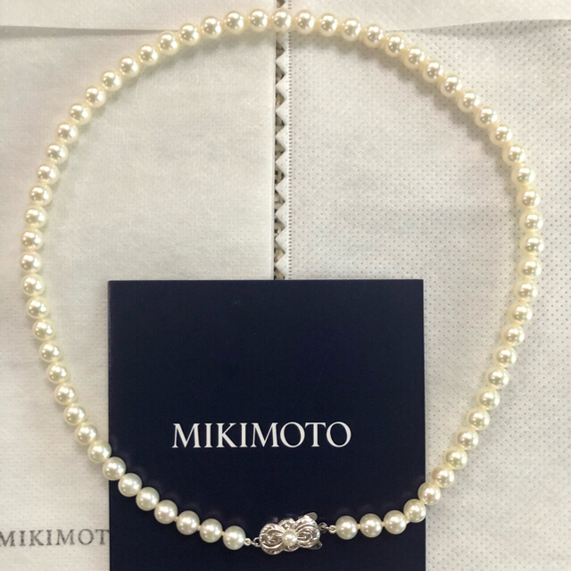 MIKIMOTO(ミキモト)のMIKIMOTOパールネックレス美品 」milk 様専用 レディースのアクセサリー(ネックレス)の商品写真