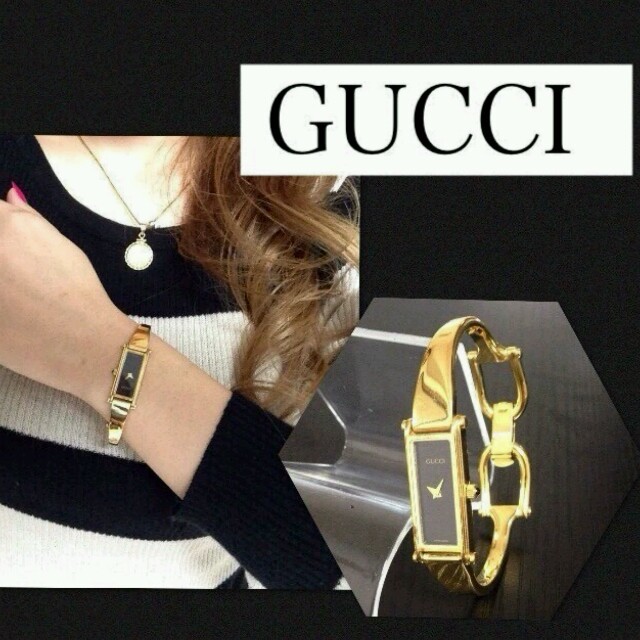 ランキングや新製品 Gucci - ブラック文字盤 腕時計 グッチ 腕時計