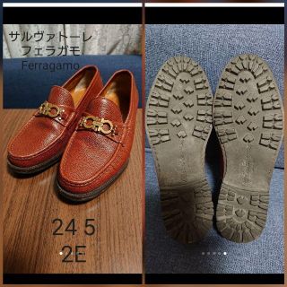 サルヴァトーレフェラガモ(Salvatore Ferragamo)のローファー  サルヴァトーレ フェラガモ メンズ 24.5 2E(ドレス/ビジネス)