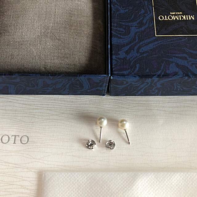 MIKIMOTO(ミキモト)のMIKIMOTO パールピアス美品　お値下げ中 レディースのアクセサリー(ピアス)の商品写真