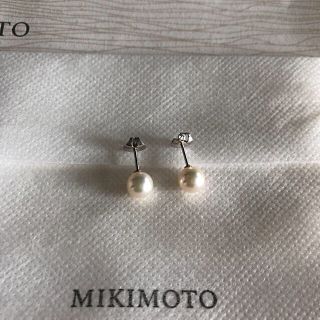 ミキモト(MIKIMOTO)のMIKIMOTO パールピアス美品　お値下げ中(ピアス)