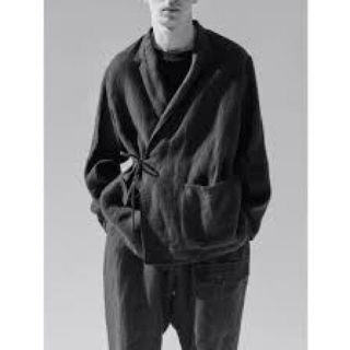 コモリ(COMOLI)の穂坂様専用18ss comoli リネン起毛セットアップ　black(セットアップ)