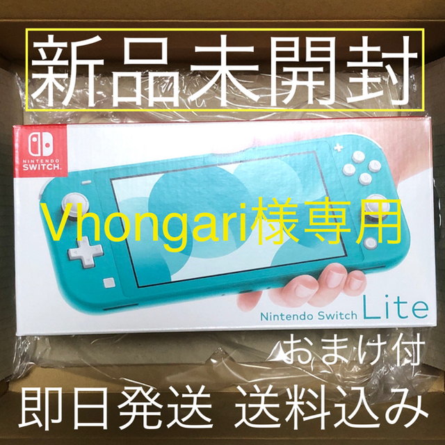 送料込み Nintendo Switch  Lite ターコイズ