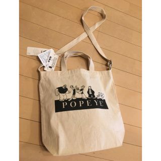 イッカ(ikka)のポパイ　ikka x Popeye 2way ショルダー　トートバッグ (トートバッグ)