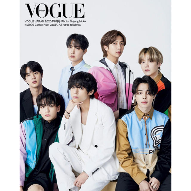 防弾少年団(BTS)(ボウダンショウネンダン)のVOGUE JAPAN 8月号 BTS エンタメ/ホビーの雑誌(その他)の商品写真