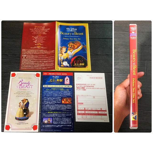 Disney(ディズニー)の美女と野獣 スペシャル・リミテッド・エディション DVD エンタメ/ホビーのDVD/ブルーレイ(アニメ)の商品写真