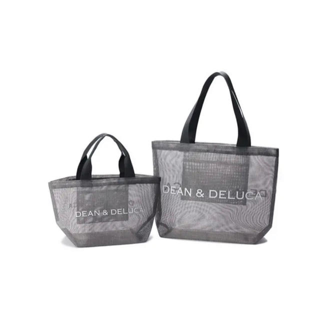 DEAN & DELUCA メッシュトートバッグ　シルバー  2点セット