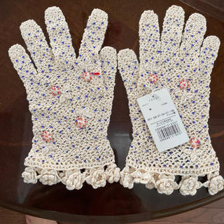レース編みの手袋(手袋)