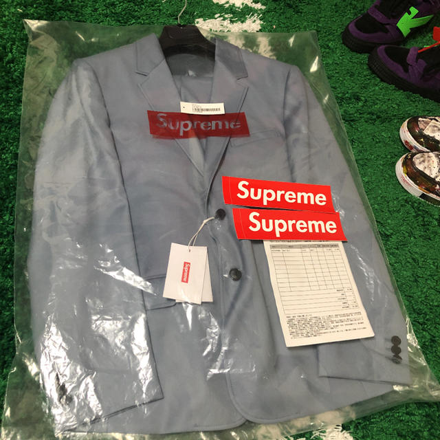 Supreme Wool Suit Slate 20ss S