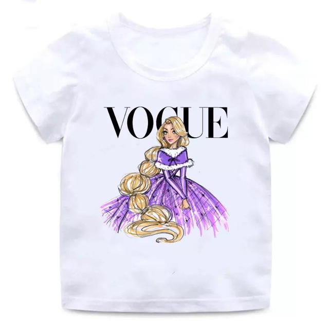 Disney Vouge 女の子tシャツ ディズニープリンセスtシャツの通販 By Jolie Webstore ディズニーならラクマ