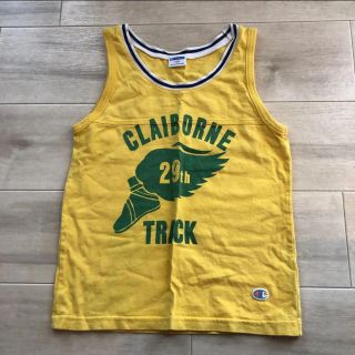 チャンピオン(Champion)のChampion タンクトップ イエロー　140(Tシャツ/カットソー)