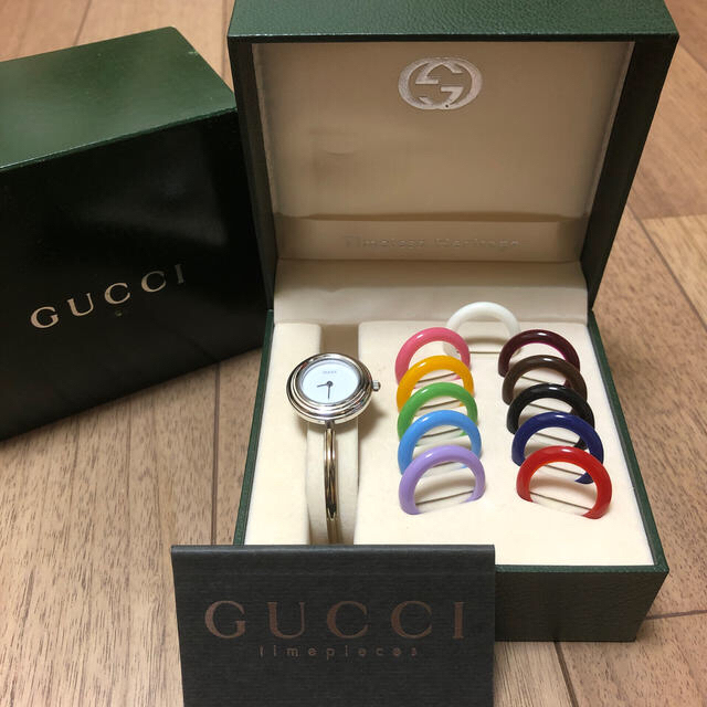 Gucci(グッチ)の天国様限定　GUCCI 腕時計❣️ 箱の四隅もチェック❗️ レディースのファッション小物(腕時計)の商品写真