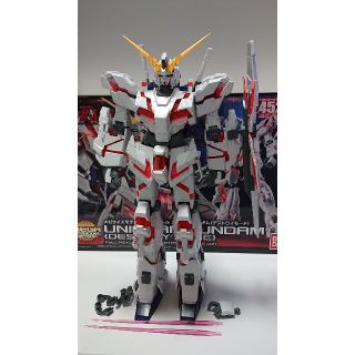 バンダイ(BANDAI)のガンプラ メガサイズ ユニコーンガンダム 完成品 ジャンク(模型/プラモデル)