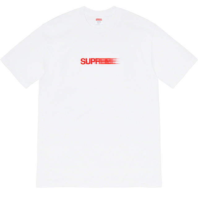 【年間ランキング6年連続受賞】 White Tee Logo Motion supreme - Supreme 白 ロゴ モーション Tシャツ/カットソー(半袖/袖なし)