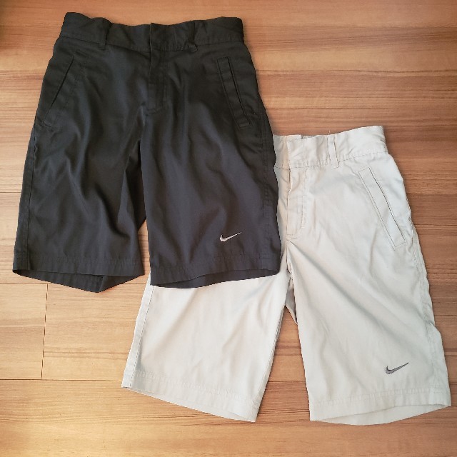 NIKE(ナイキ)のNIKEGOLF　ハーフパンツ　ジュニアS ２枚セット キッズ/ベビー/マタニティのキッズ服男の子用(90cm~)(パンツ/スパッツ)の商品写真