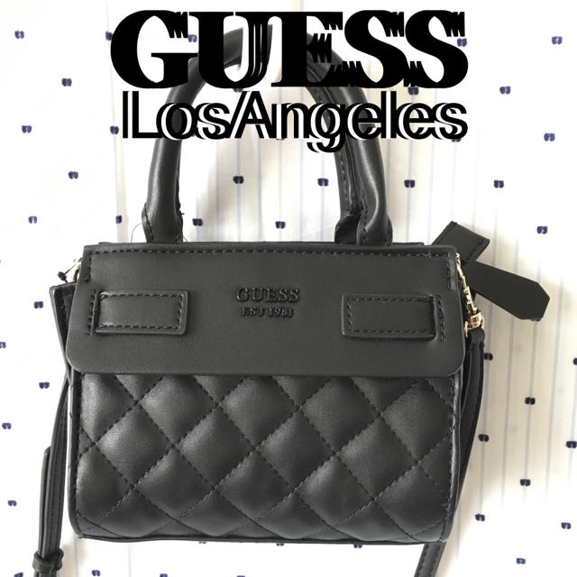 GUESS(ゲス)のGUESSゲス限定エリアナマイクロmini サッチェルショルダー　バッグ　１点物 レディースのバッグ(ハンドバッグ)の商品写真