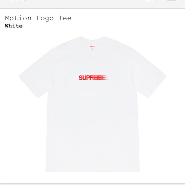 supreme モーションロゴTシャツ