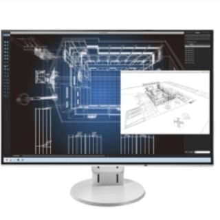 24.1型液晶モニター FlexScan EV2456-R ホワイト(ディスプレイ)