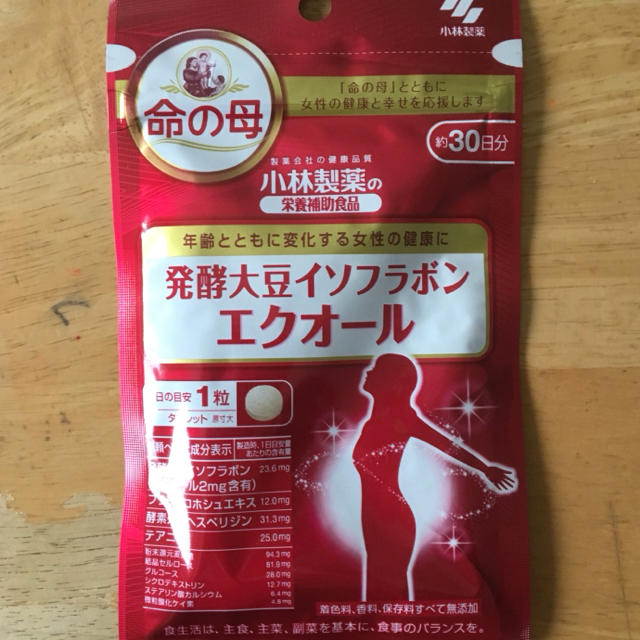 小林製薬(コバヤシセイヤク)の小林製薬　エクオール  30日分 食品/飲料/酒の健康食品(その他)の商品写真