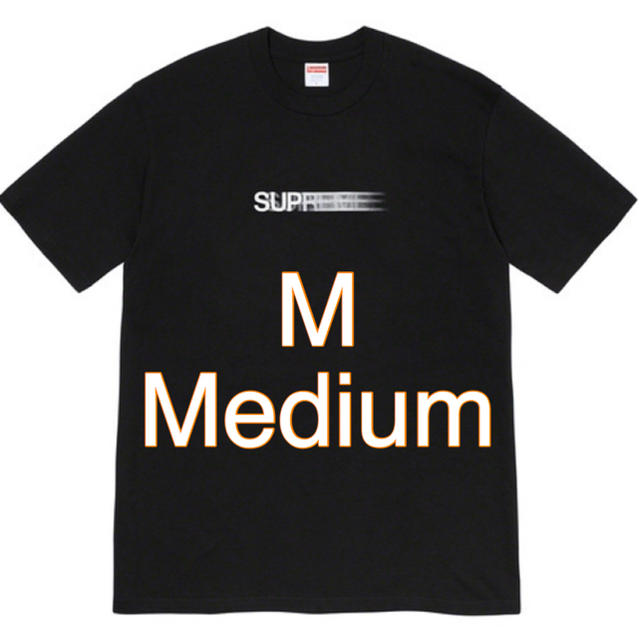 【Supreme】Motion Logo Tee Black Medium M