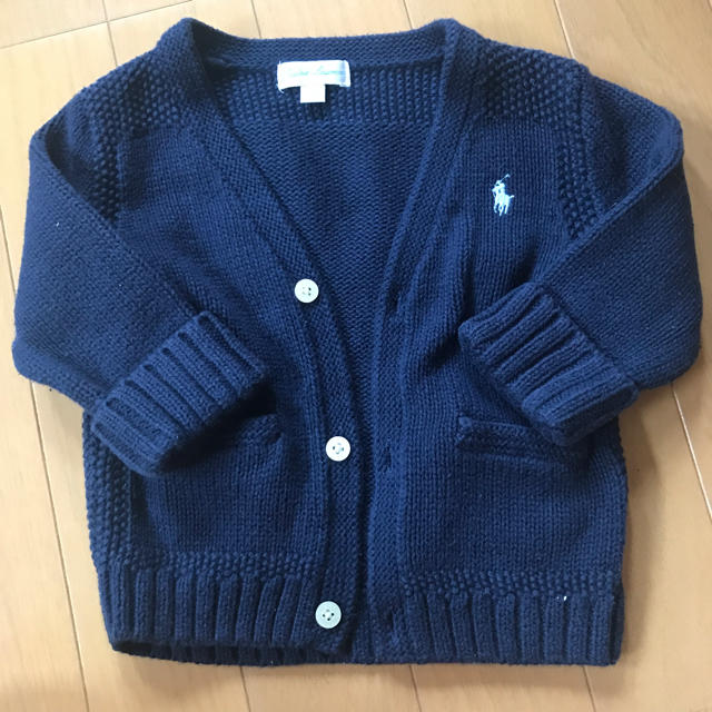 Ralph Lauren(ラルフローレン)のVネックカーディガン　ラルフローレン　RALPHLAUREN 75 9M キッズ/ベビー/マタニティのベビー服(~85cm)(カーディガン/ボレロ)の商品写真