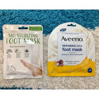 Aveeno フットマスク パック ソックス タイプ(フットケア)