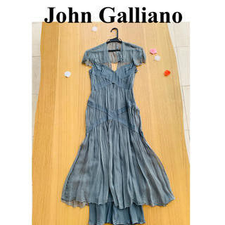 ジョンガリアーノ(John Galliano)の大幅値下げ中！ジョンガリアーノ　ドレス(ミディアムドレス)