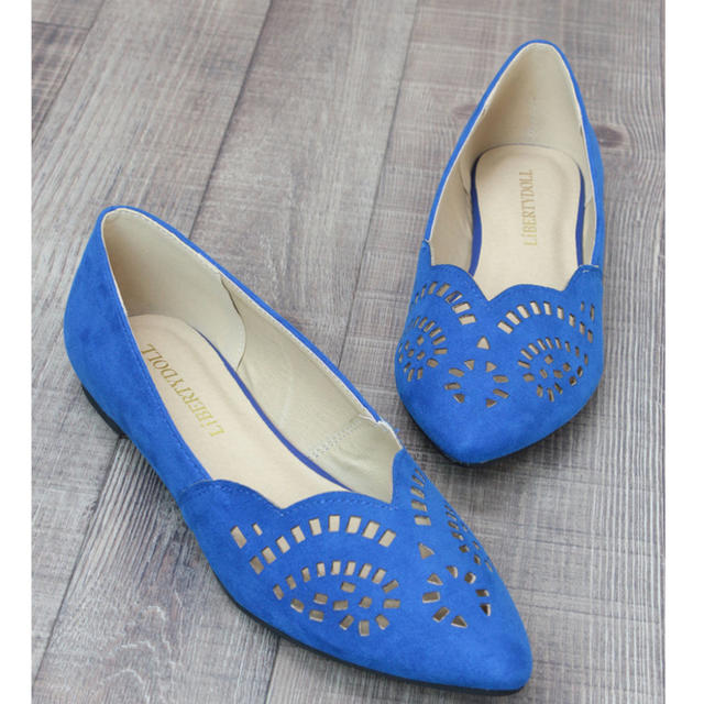 リバティードール　Liberty Doll パンプス　ブルー レディースの靴/シューズ(ハイヒール/パンプス)の商品写真