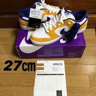 ナイキ(NIKE)のSB Dunk Low Laser Orange 27センチ新品未使用(スニーカー)