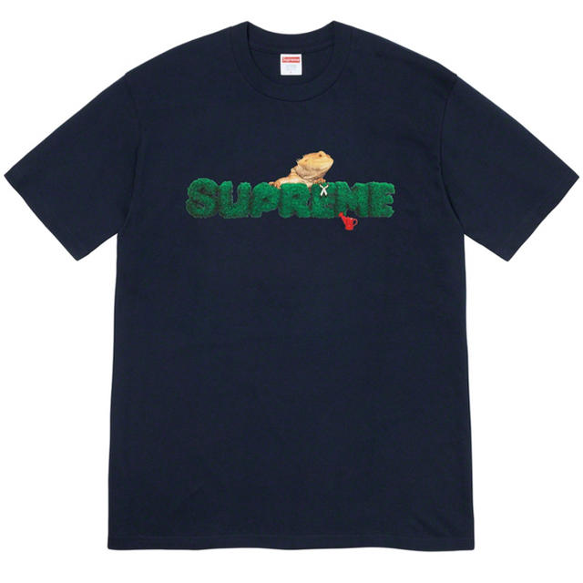 supreme Lizard Tee 紺 Navy XLサイズメンズ