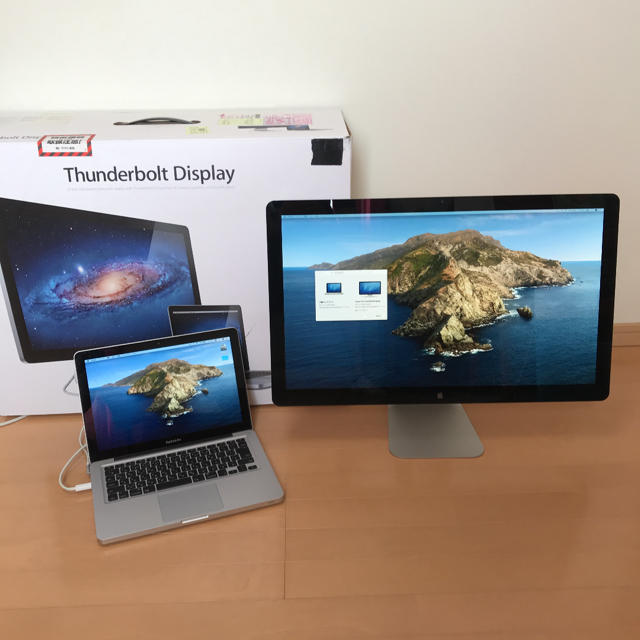 送料無料！Apple Thunderbolt Display 27インチ。元箱。