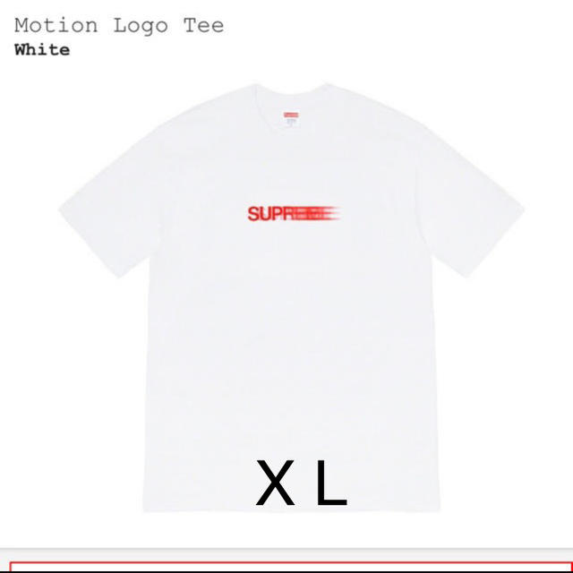 【サイズX Lsupreme シュプリーム モーション ロゴ White