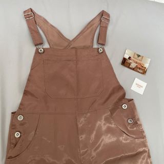 MEME original overall pink beige(サロペット/オーバーオール)