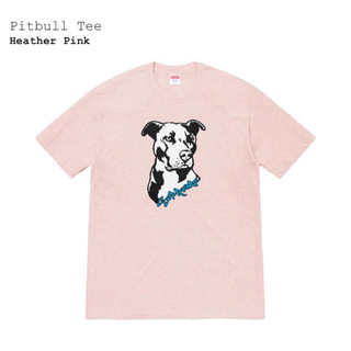 シュプリーム(Supreme)のSupreme Pitbull Tee ピットブル （M）ピンク(Tシャツ/カットソー(半袖/袖なし))
