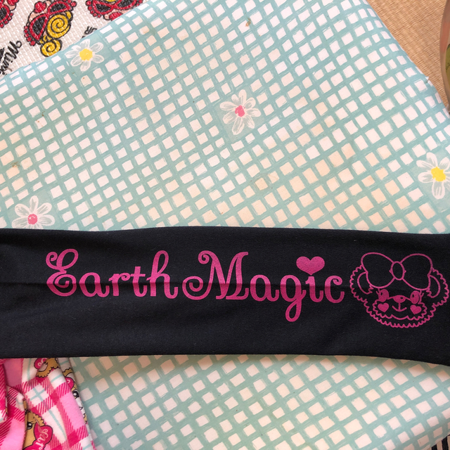 EARTHMAGIC(アースマジック)のギンガム 100 キッズ/ベビー/マタニティのキッズ服女の子用(90cm~)(Tシャツ/カットソー)の商品写真