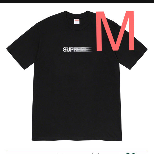 supreme motion logo tee black M モーションロゴ