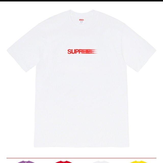 supreme motion logo tee white M モーションロゴメンズ