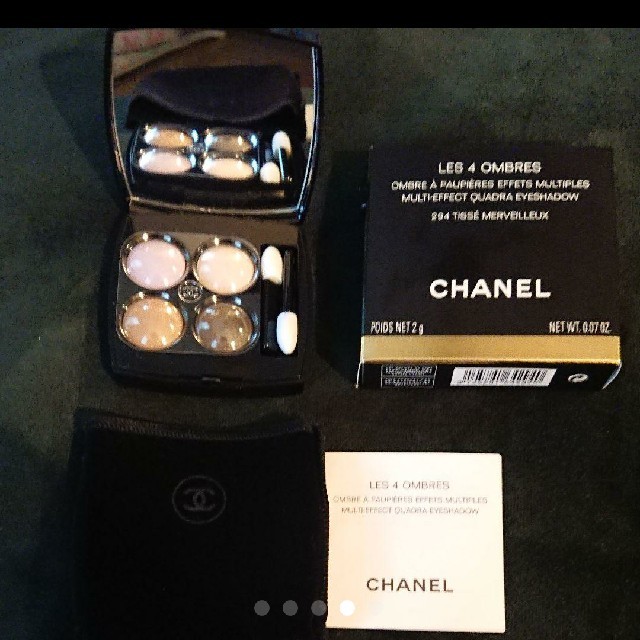 CHANEL(シャネル)の未使用 シャネル レ キャトル オンブル 294 ティセ メルヴェイユー コスメ/美容のベースメイク/化粧品(アイシャドウ)の商品写真