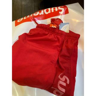 シュプリーム(Supreme)のMesh Panel Water Short black Sサイズ(ショートパンツ)