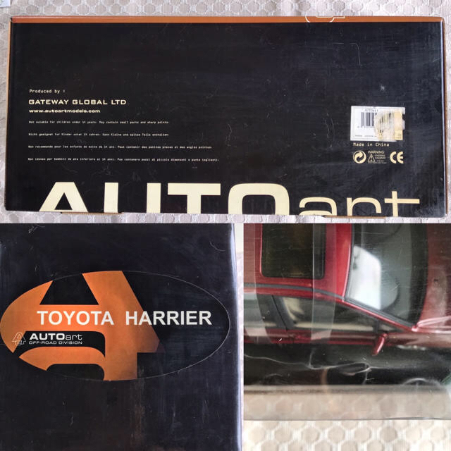 トヨタ(トヨタ)の【カラカル様専用】TOYOTA HARRIER AUTOart 1/18  エンタメ/ホビーのおもちゃ/ぬいぐるみ(ミニカー)の商品写真