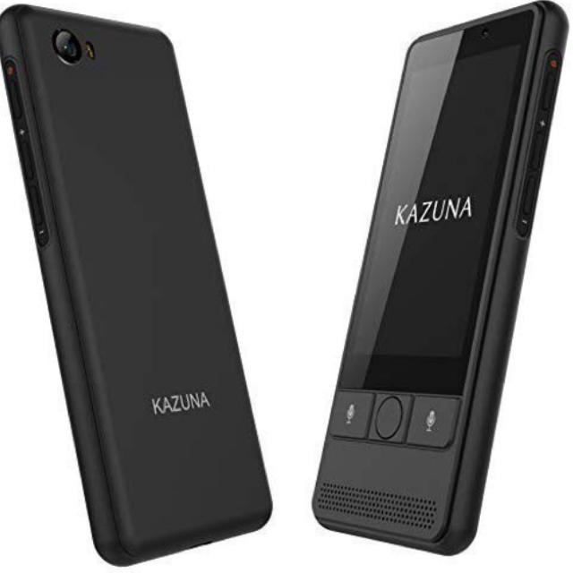 KAZUNA 翻訳機 KAZUNA eTalk5（ブラック）2年SIM同梱版